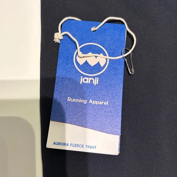 Janji Aurora Fleece Tight Insulated Leggings Black Winter Run Small - Picture 3 of 10